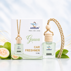 Airsun Guava Car Freshener 10 ML – Hanging Car Perfume with Fresh Fruity Aroma