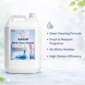 AIRSUN White Floor Cleaner – Powerful Deep Cleaning Liquid (5 Ltr.)