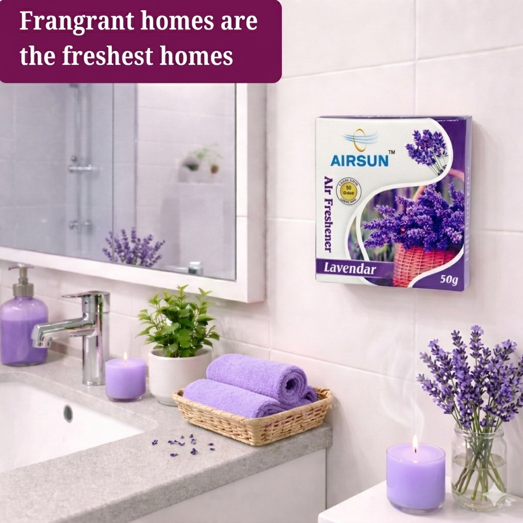 Airsun Lavender Air Freshener (Pack of 4) - Image 2