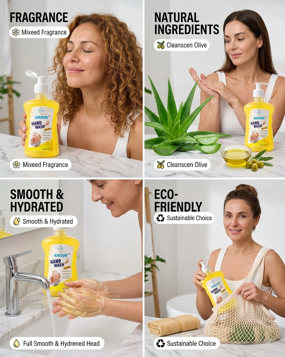 Airsun Liquid Hand Wash (1 Ltr.) - Image 3